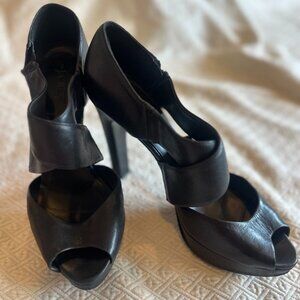 J.Crew Criss Cross Heeled Sandals